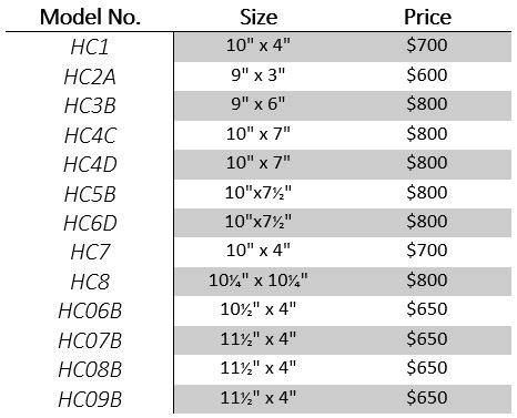 Niche & Columbarium Pricing