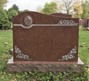 India Red Granite Family Monument